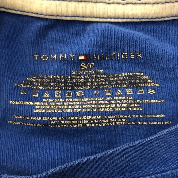 *SOLD* Tommy Hilfiger Blue Crop Top - Picture 6 of 7